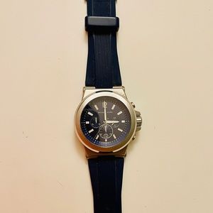 Mens Michael Kors watch, navy blue, silver